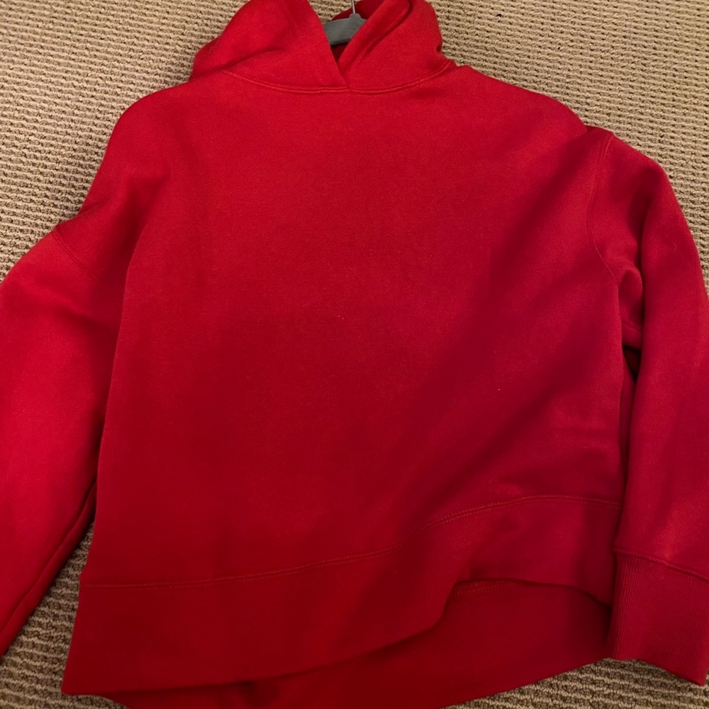 Red Zara sweatshirt